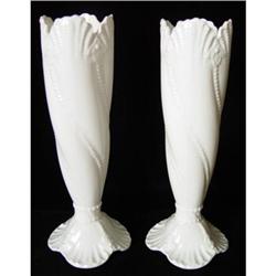 Pair of Victorian Coalport Spill Vases 1890  #2337952