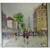 Image 1 : Devity 4 Oil & Tile Paintings A Street in Paris#2337956