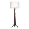 Image 1 : Iron and oak floor lamp #2338311