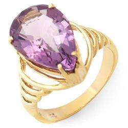 High Quality Ring With 4.90ctw Genuine Amethyst#2338347