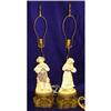 Image 1 : Italian or French Figural Lamps Boy Girl Gypsy #2338489