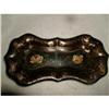 Image 1 : Tole Snuffer Tray Hand Painted France 19th C #2347334
