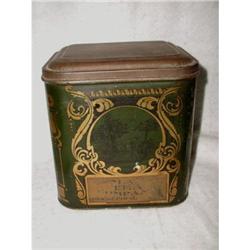 English Tea Caddy Tin C.1900 #2347336