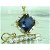 Image 1 : RHJ Synthetic Sapphire Cubic Zirconium Pendant #2347360