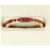 Image 1 : ANTIQUE GOLD RUBY WEDDING BAND #2347493