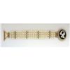 Image 1 : Agate Cameo Pearl Bracelet with Diamonds #2348202