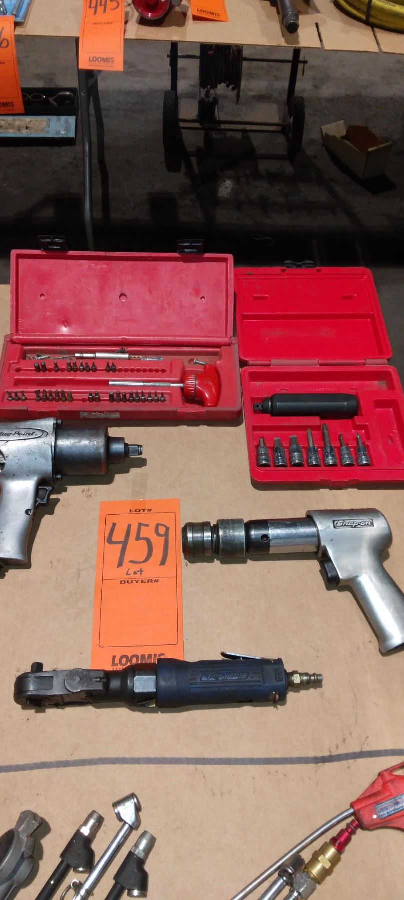 BLUE POINT IMPACT / AIR RATCHET / SNAPON IMPACT DRIVER SET/ RATCHETING