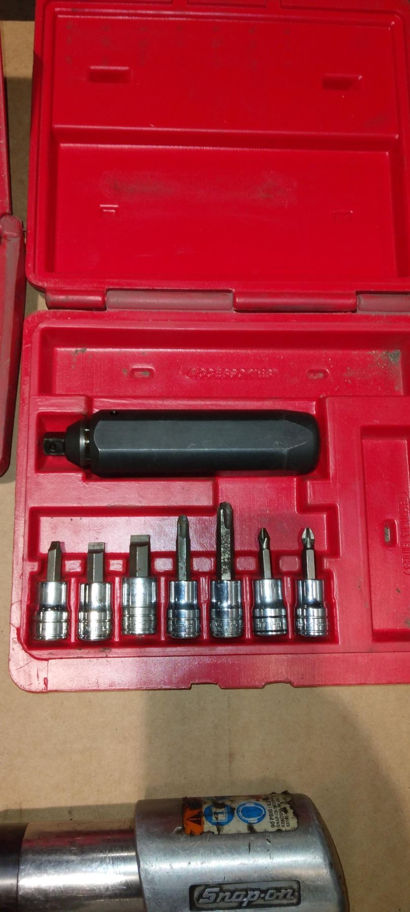 BLUE POINT IMPACT / AIR RATCHET / SNAPON IMPACT DRIVER SET/ RATCHETING