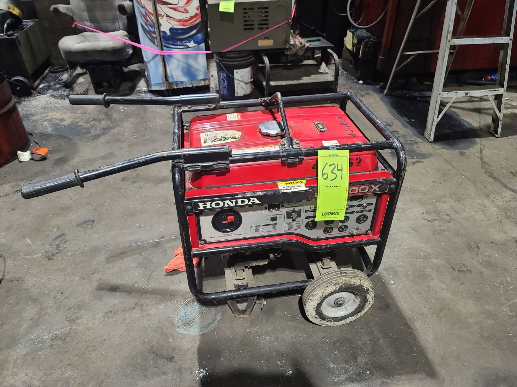HONDA EB 3800X GENERATOR, RUNS