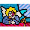 Image 1 : Valter Morais (Brazilian b. 1948) Acrylic on Canvas, Angel Resting
