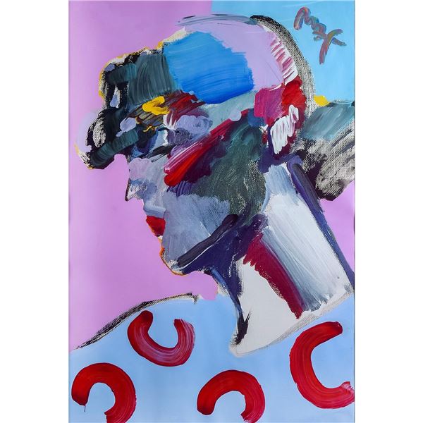 Peter Max (b. 1937) Mixed Media On Paper, Palm Beach Lady