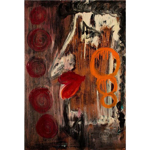 Signed American Painting, Woman, 2011