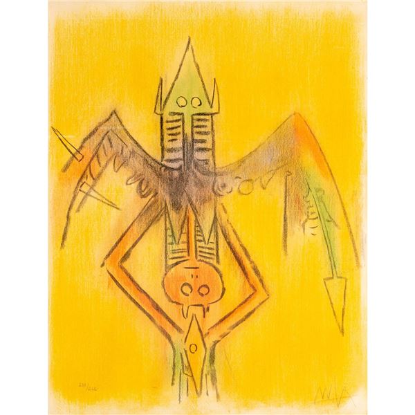 Wifredo Lam (Cuban 1902-1982) Lithograph, Innocence
