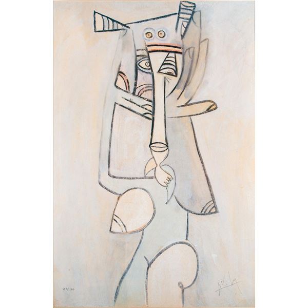 Wifredo Lam (Cuban 1902-1982) Fine Art Print, Untitled