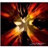 Image 1 : Chris Derubeis Mixed Media on Aluminum, Mini Burst Red