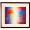 Image 2 : Yaacov Agam (Israeli b. 1928) Serigraph, Magic Rainbow