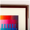 Image 5 : Yaacov Agam (Israeli b. 1928) Serigraph, Magic Rainbow