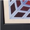 Image 3 : Victor Vasarely Optical Illusion Serigraph Print "Duran II"