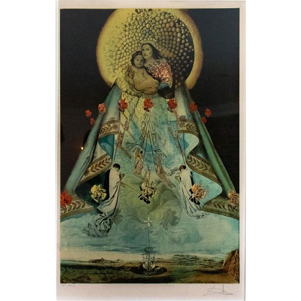 After Salvador Dali (1904-1989) Lithograph Print, Virgin Of Guadalupe