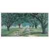 Image 1 : Framed Jim Harrison Colored Lithograph, Trees