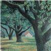 Image 5 : Framed Jim Harrison Colored Lithograph, Trees