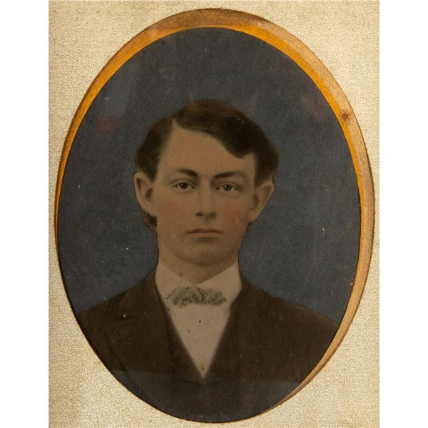 Framed 20th c. Portrait Print, Gentleman