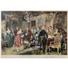 Image 1 : Framed After V. De Paredes Lithograph, Benjamin Franklin
