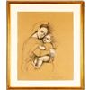 Image 2 : Ana Mor (Cuban American b. 1957) Pastel on Paper, Madre E Hijo