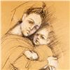 Image 4 : Ana Mor (Cuban American b. 1957) Pastel on Paper, Madre E Hijo
