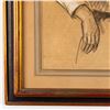 Image 4 : Ben Clements 1930s Mixed Media Drawing, Boy with Football