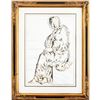 Image 2 : J. Armato, Mix Media on Paper, Michelangelo's Madonna of the Staircase