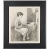 Image 2 : Raphael Soyer Seated Woman Signed Lithograph