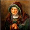 Image 4 : T And V Limoges Plaque, Anna, The Prophetess