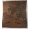Image 1 : Framed, Print on Fabric, Lao Tzu Ming Dynasty Style