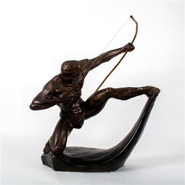 Art Deco Style Composite Archer Sculpture