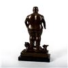 Image 3 : Fernando Botero (Colombian b. 1932) Bronze Sculpture, Man Over Woman