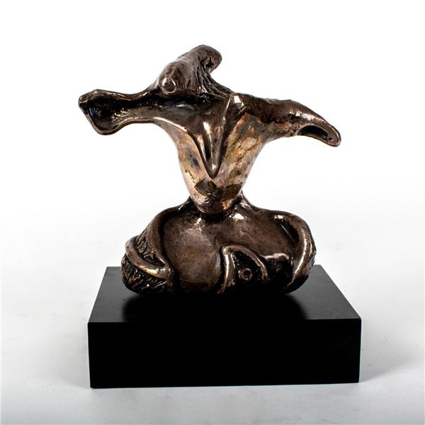 Harry Baron ( b. 1944) Abstract Sculpture, Signed
