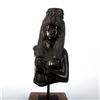 Image 2 : Cast Bronze Bust on Marble Base, Egyptian Goddess