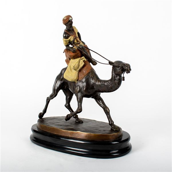 Bronze Sculpture, Middle Eastern Nomad Desert Bedouin Man
