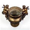 Image 3 : Impressive Palatial Mid-Century Bronze Urn, Cherubs and Lions