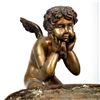 Image 4 : Impressive Palatial Mid-Century Bronze Urn, Cherubs and Lions