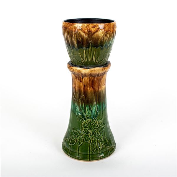 McCoy Style Jardiniere with Pedestal Stand