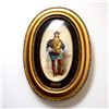 Image 1 : Elegant Circa 1875 Porcelain Framed Plaque, Guerriers D'apres Machart