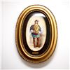 Image 2 : Elegant Circa 1875 Porcelain Framed Plaque, Guerriers D'apres Machart