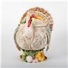 Image 1 : Fitz and Floyd Turkey Pottery Tureen with Cover
