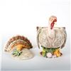 Image 2 : Fitz and Floyd Turkey Pottery Tureen with Cover