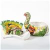 Image 2 : Vietri Style Turkey Pottery Tureen with Cover and Ladle