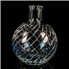 Image 5 : Baccarat Crystal Vase, Cyclades Pattern