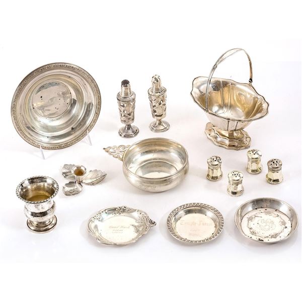 14pc Miscellaneous Pure Silver And Sterling Silver Items