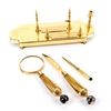 Image 12 : 4pc Italian Gold Plated Desk Set